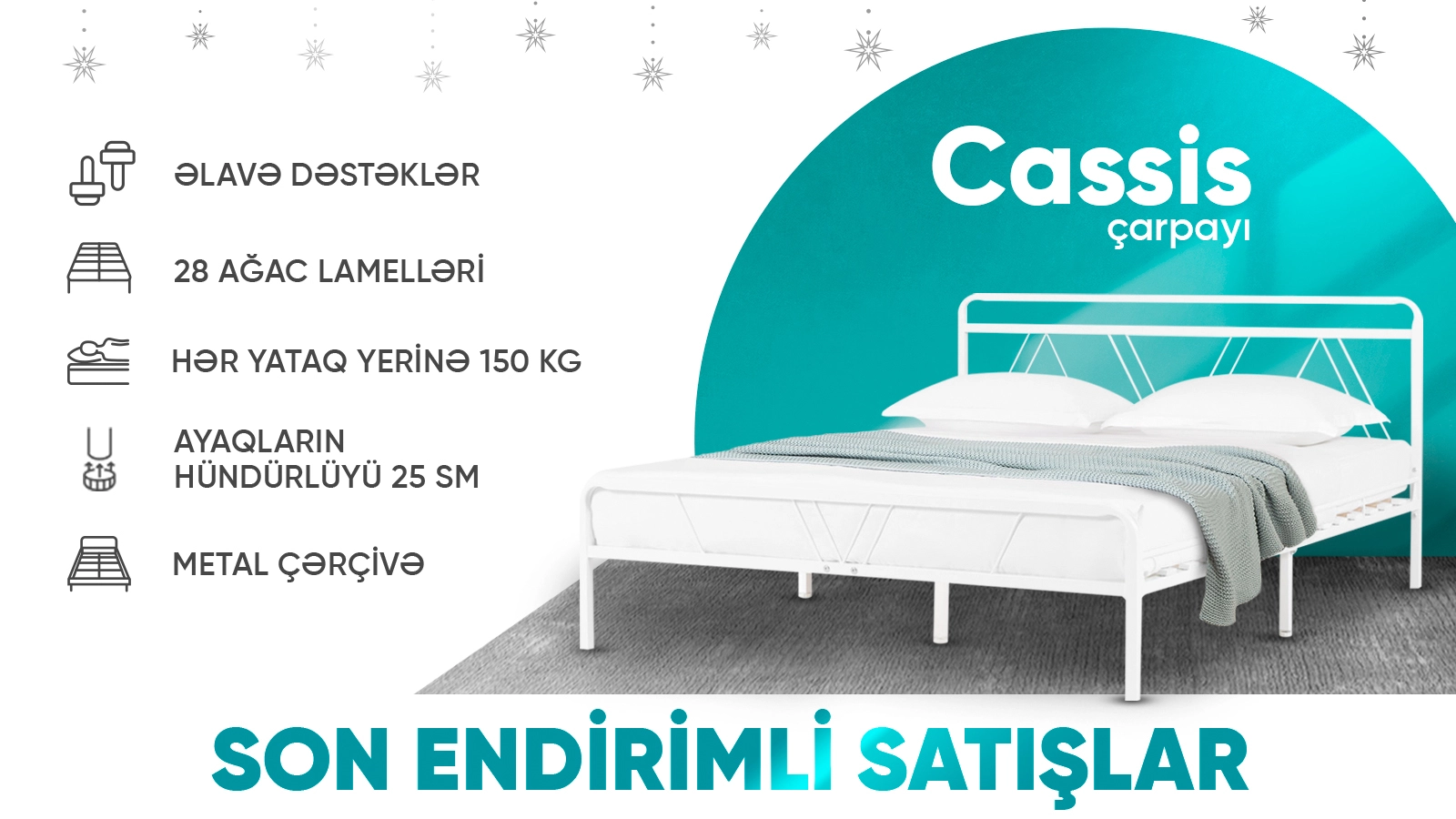 Çarpayı Cassis Askona məhsul şəkli - 1 - большое изображение